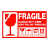Self Adhesive Fragile Stickers Label Handle With Care 