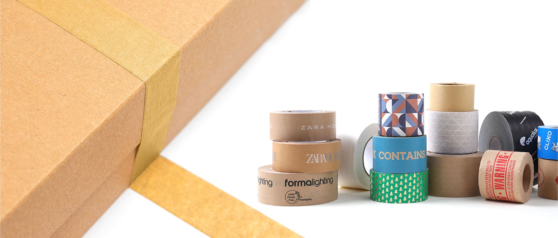 kraft Packing Tape Banner