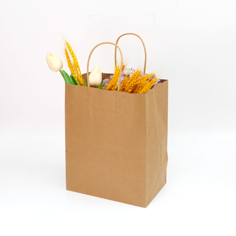 Kraft Paper Handle Bag 