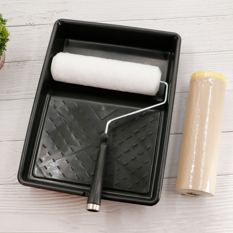 paint roller and tray
