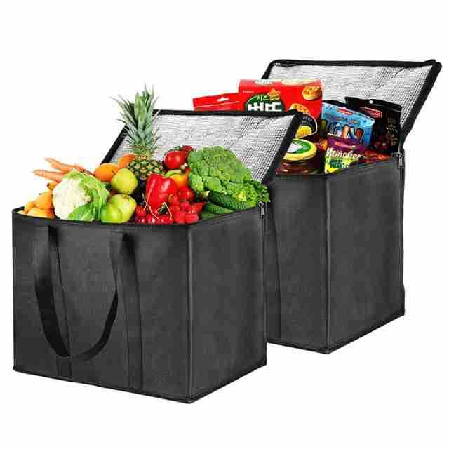 Insulated Grocery Cooler Bags for Foods