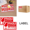 Self Adhesive Fragile Stickers Label Handle With Care 