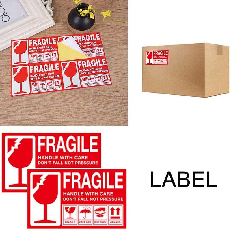 Self Adhesive Fragile Stickers Label Handle With Care 