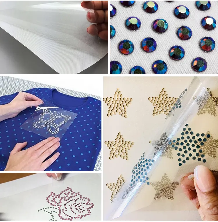Rhinestone Iron on Heat Tranfer Film