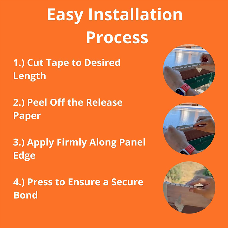 Polycarbonate Sheet Breather Tape