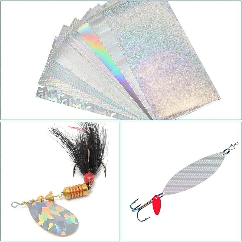 Peel And Stick Fish-Scale Holographic Film