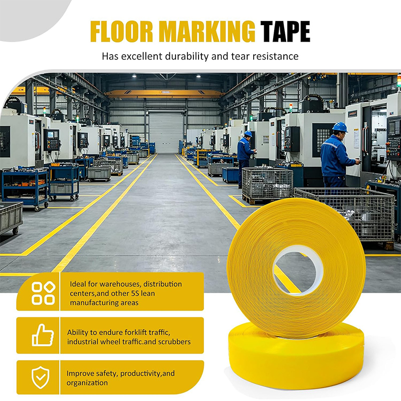 Heavy-Duty PVC Floor Tape