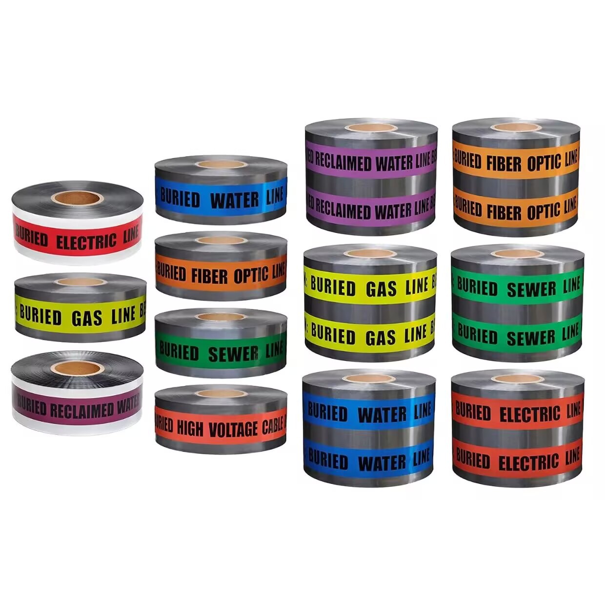 Aluminum Foil PE Warning Tape