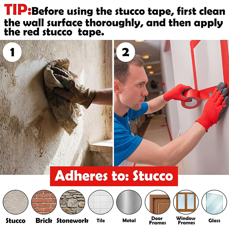 PE Stucco Masking Tape
